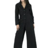 Black Long De Ball gothic Long Coat