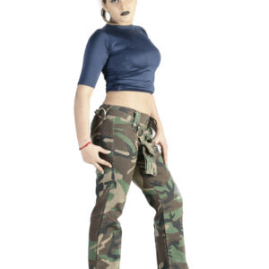 Sparky Women Flares Camo Cargo Pant-5830