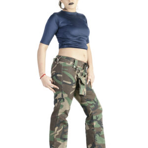 Sparky Women Flares Camo Cargo Pant-5831