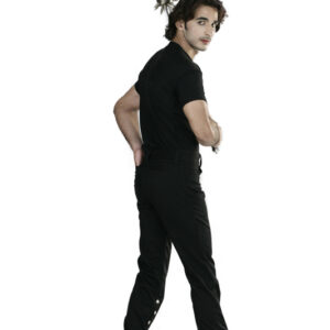 Stylish Men high waisted pant With side Buttons-5881