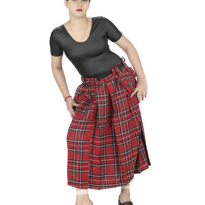 Traditional Ogilvie tartan skirt Scottish kilt for women -5966