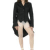 Black Long De Ball gothic Long Coat
