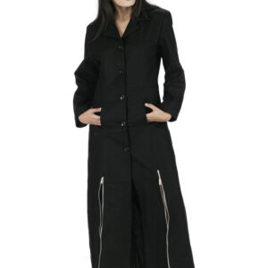 Black Long De Ball gothic Long Coat