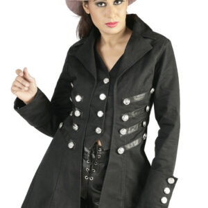Women Medieval Steampunk victorian coat -6329