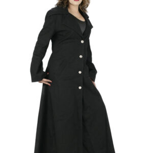 Women' Longline gothic coat in full length-5797
