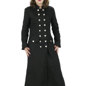 WWII German Army Elite M32 black greatcoat -5691